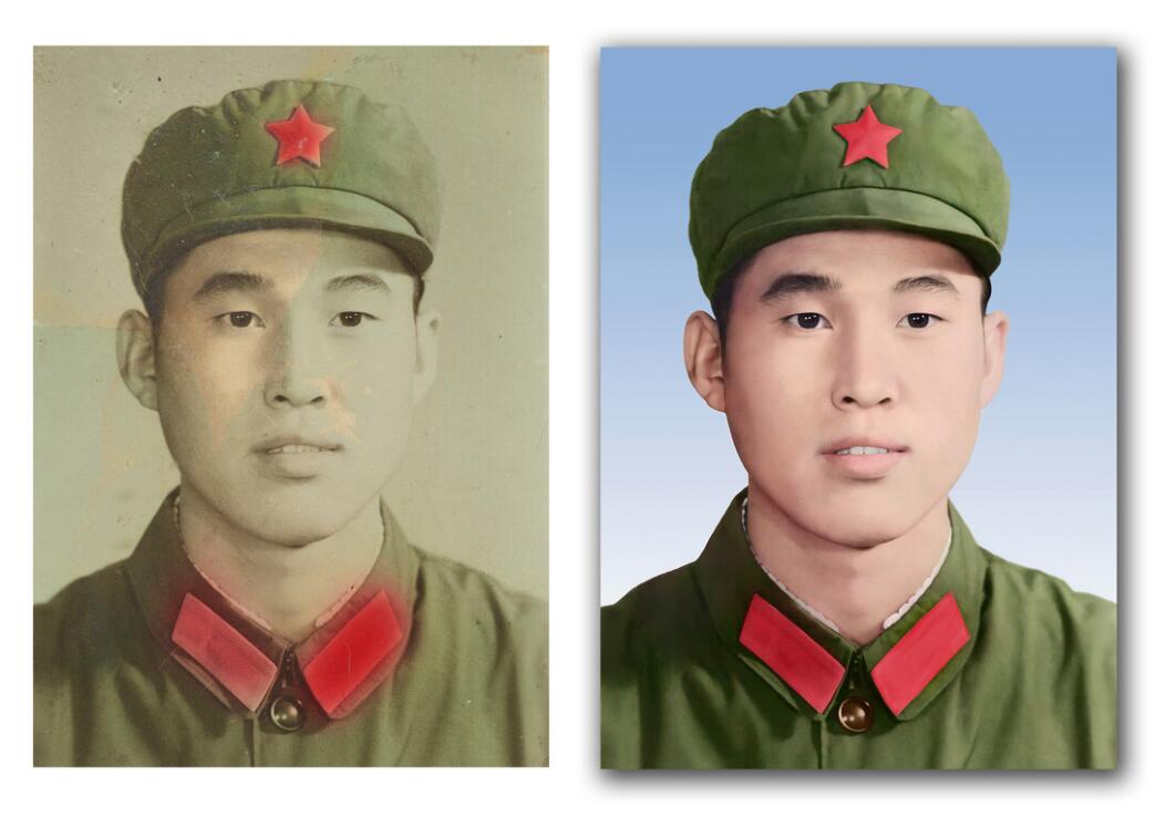 上安乡破损照片修复-18